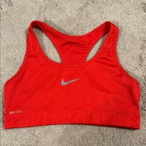 Nike Dri-FIT Red Sports Bra